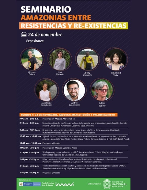 Seminario Amazonias entre Resistencias y Re-existencias