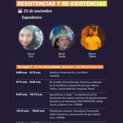 Seminario Amazonias entre Resistencias y Re-existencias | 25 Nov